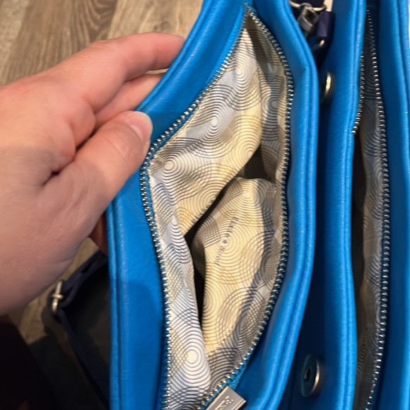 Pixie Mood Two-tone Blue Vegan Handbag - Picture 6 of 6